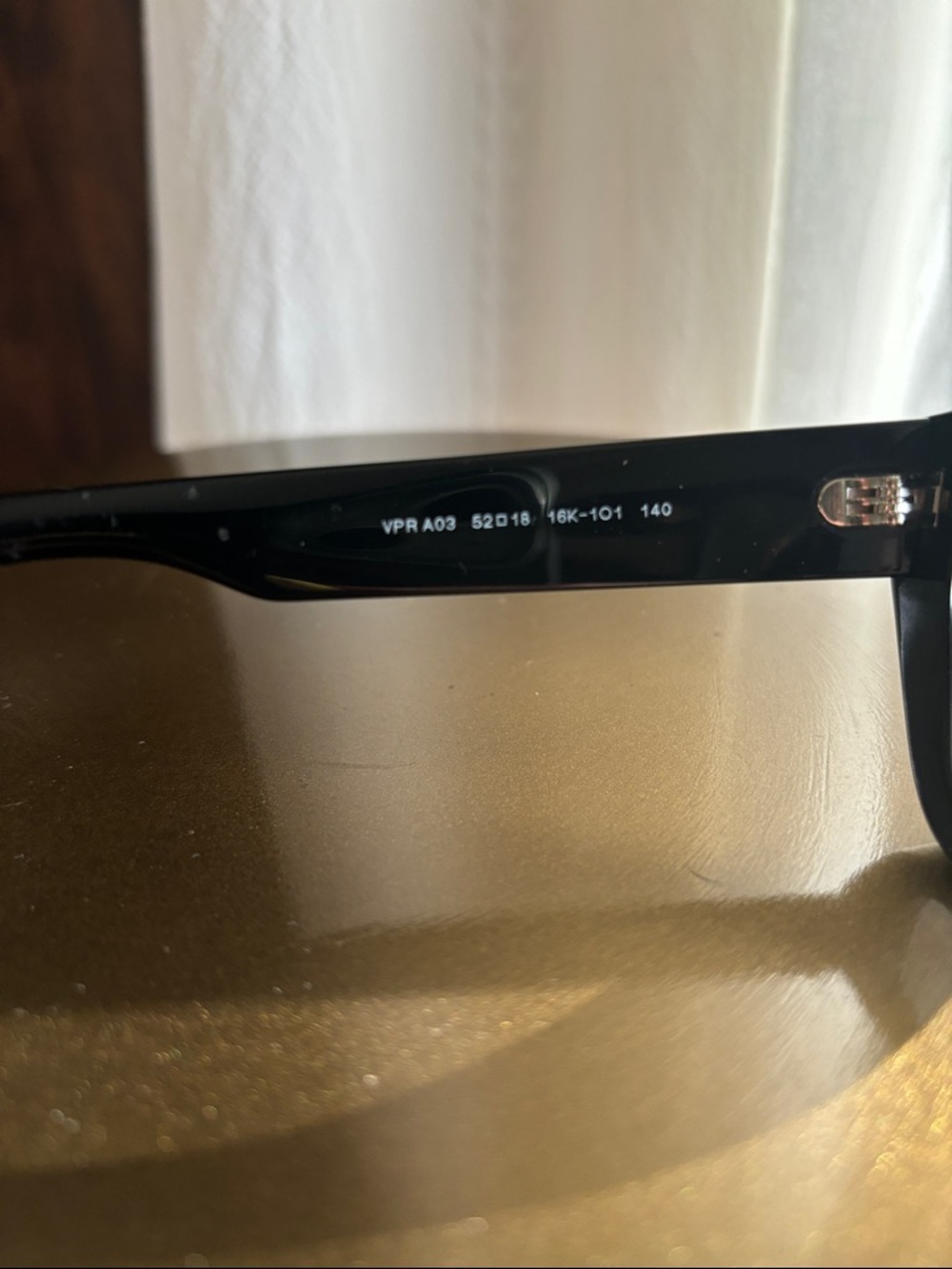 Prada Black High-Gloss Square Frame Sunglasses - Picture 6 of 8